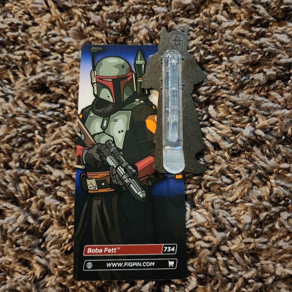 Star Wars The Mandalorian Boba Fett Figpin - Picture 2 of 2